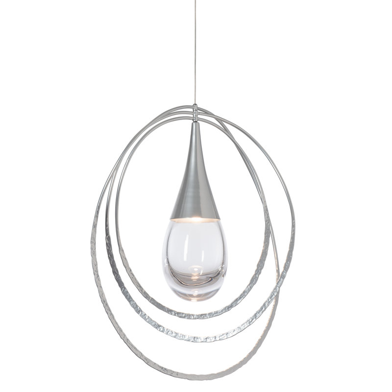 Lyric 1-Light Pendant, Sterling