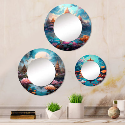 Cid Metal Round Mirror