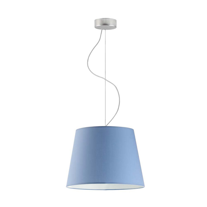 Demariana 1 - Light Single Pendant, Light Blue, Silver