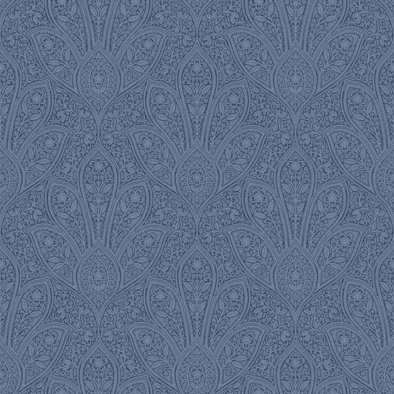 Piumafua 10m x 52.8cm Matte Wallpaper Roll, Dark Blue