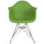 Chaise en plastique Herculaneum avec base chromée-24628022