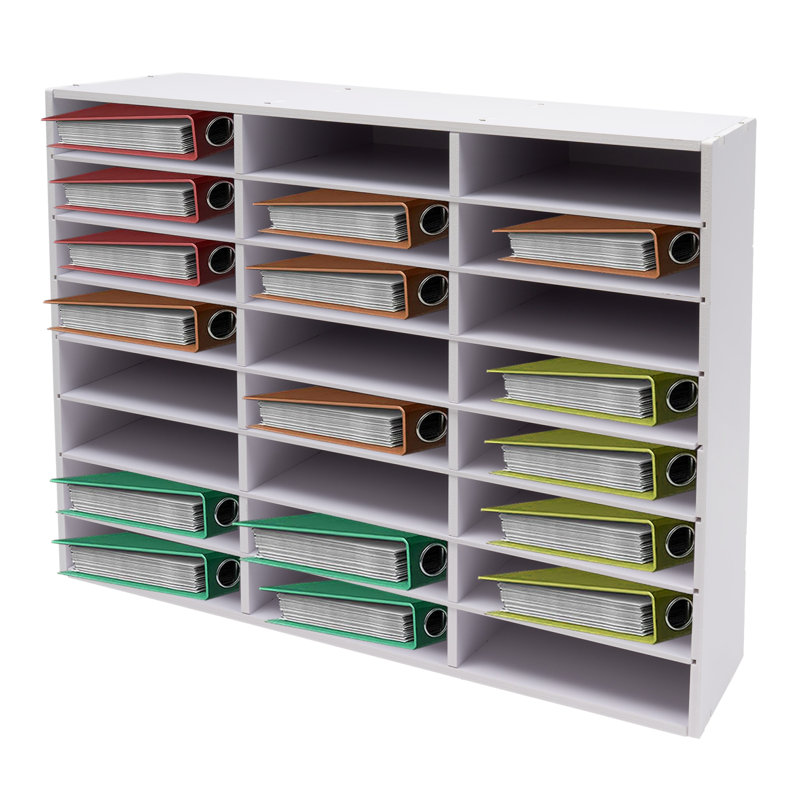 Vedanth Stackable File Organizer, White