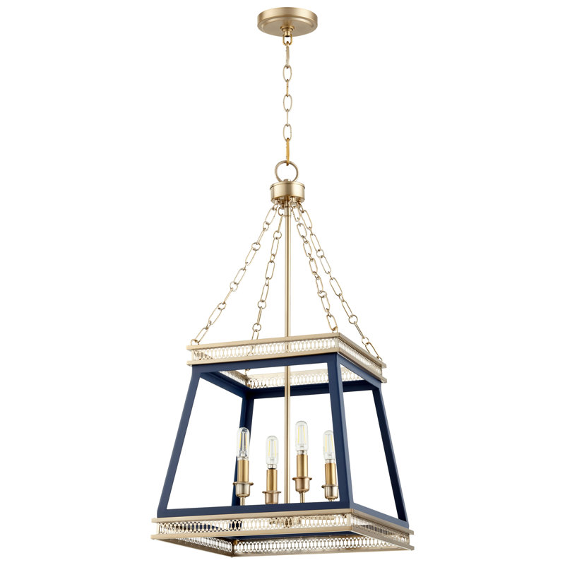 Gerard 4 - Light Lantern Pendant, Blue