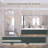 Lesamuel Filleted Corner Wall Mounted Bathroom and Vanity Mirror with Aluminum Frame-137203459-196377376-196008604