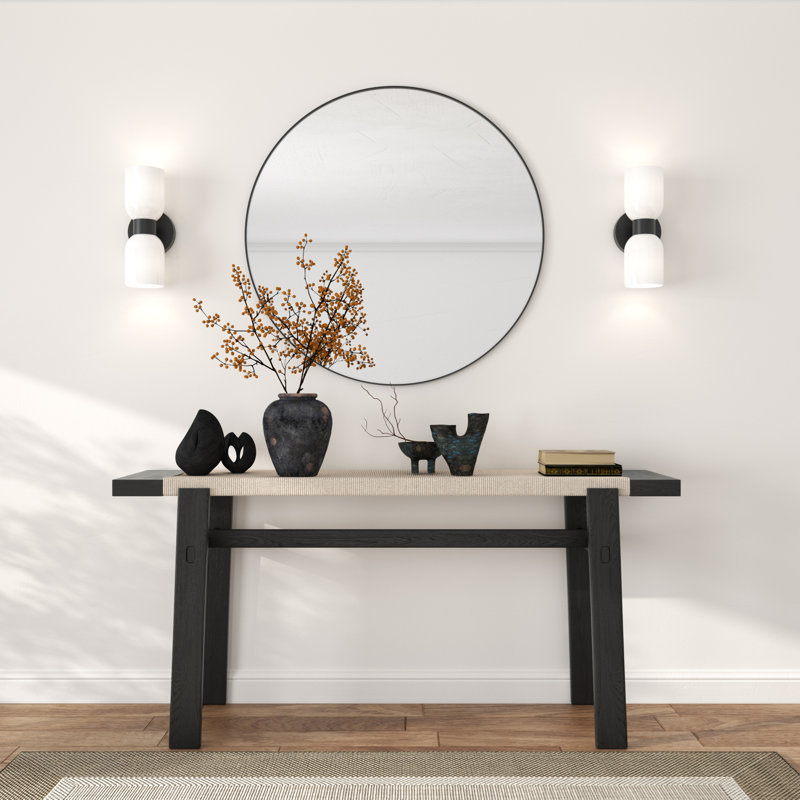 Alaisha 2-Lights Wall Light, Black
