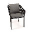 Macedon Patio Dining Armchair with Cushion-1641485860-1641485863
