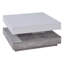 Agatha Pedestal Coffee Table with Storage-40291257
