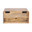 Langley Mango Solid Wood Floating Shelf with Drawer-697422471