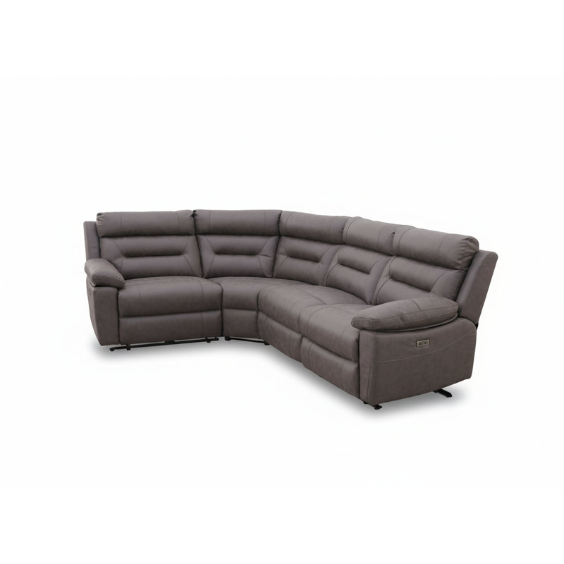 Lucca 4 Seater Power Recliner Corner Sofa