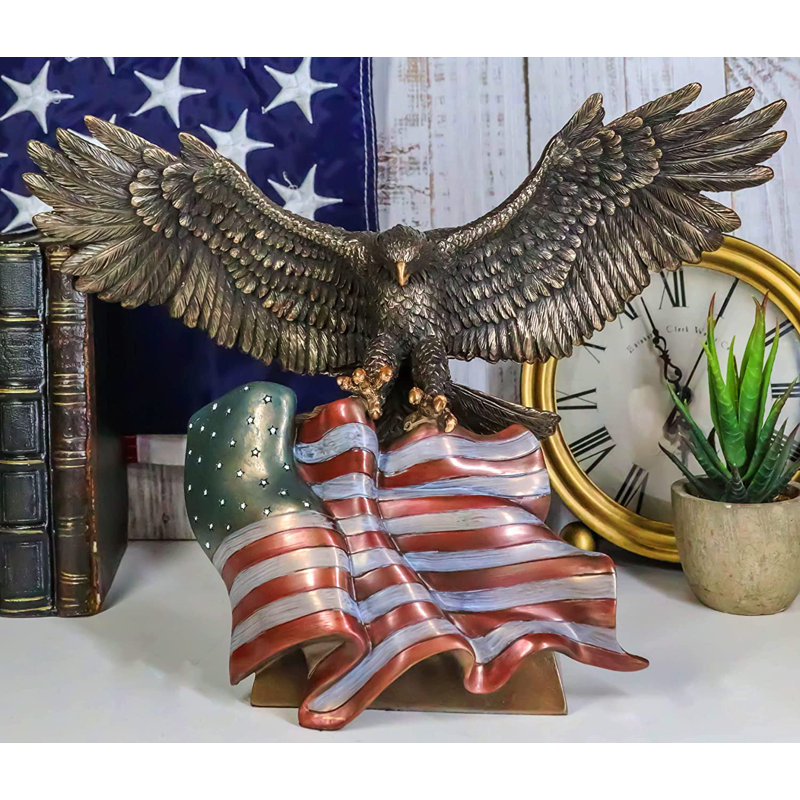 Figurine de drapeau américain Destinyrose Wings of Glory