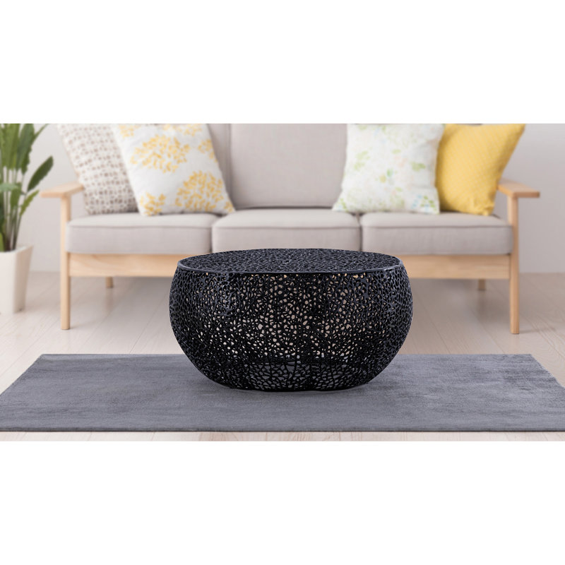 Round Coffee Table, Black