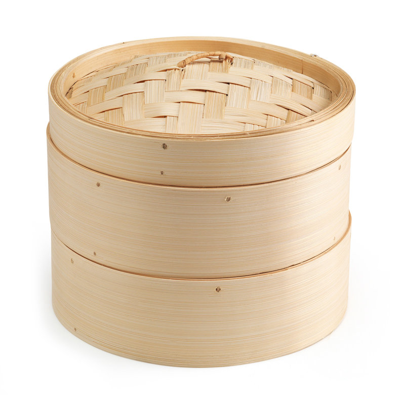 Ken Hom Bamboo Steamer Basket with 20cm Diameter