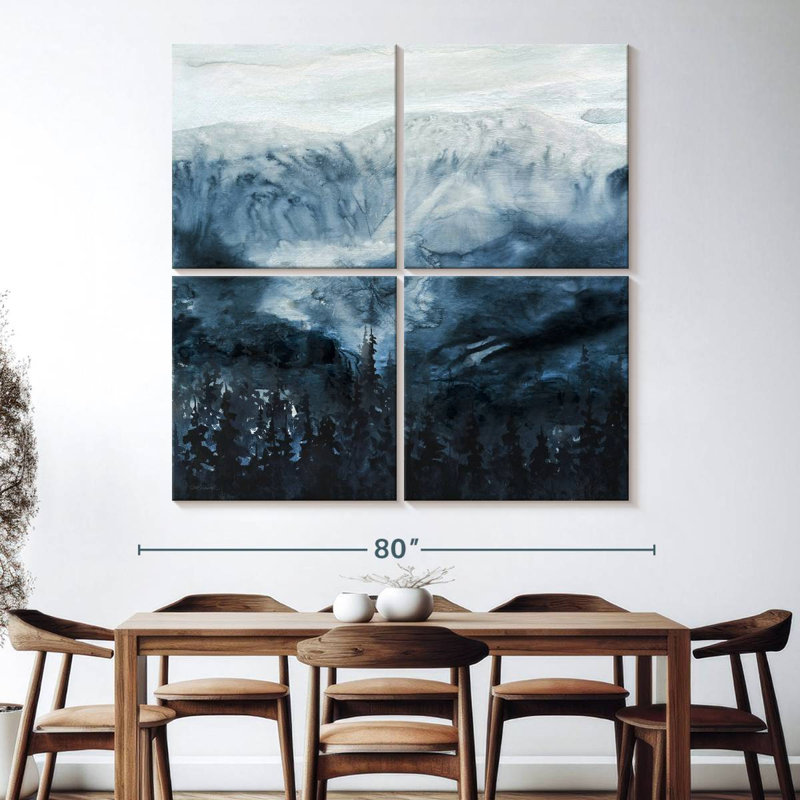 Mountain Shadows, 74" H x 74" W