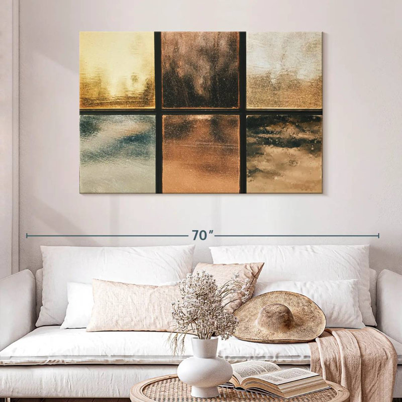 Avery Abstract Metallics, 32" H x 48" W