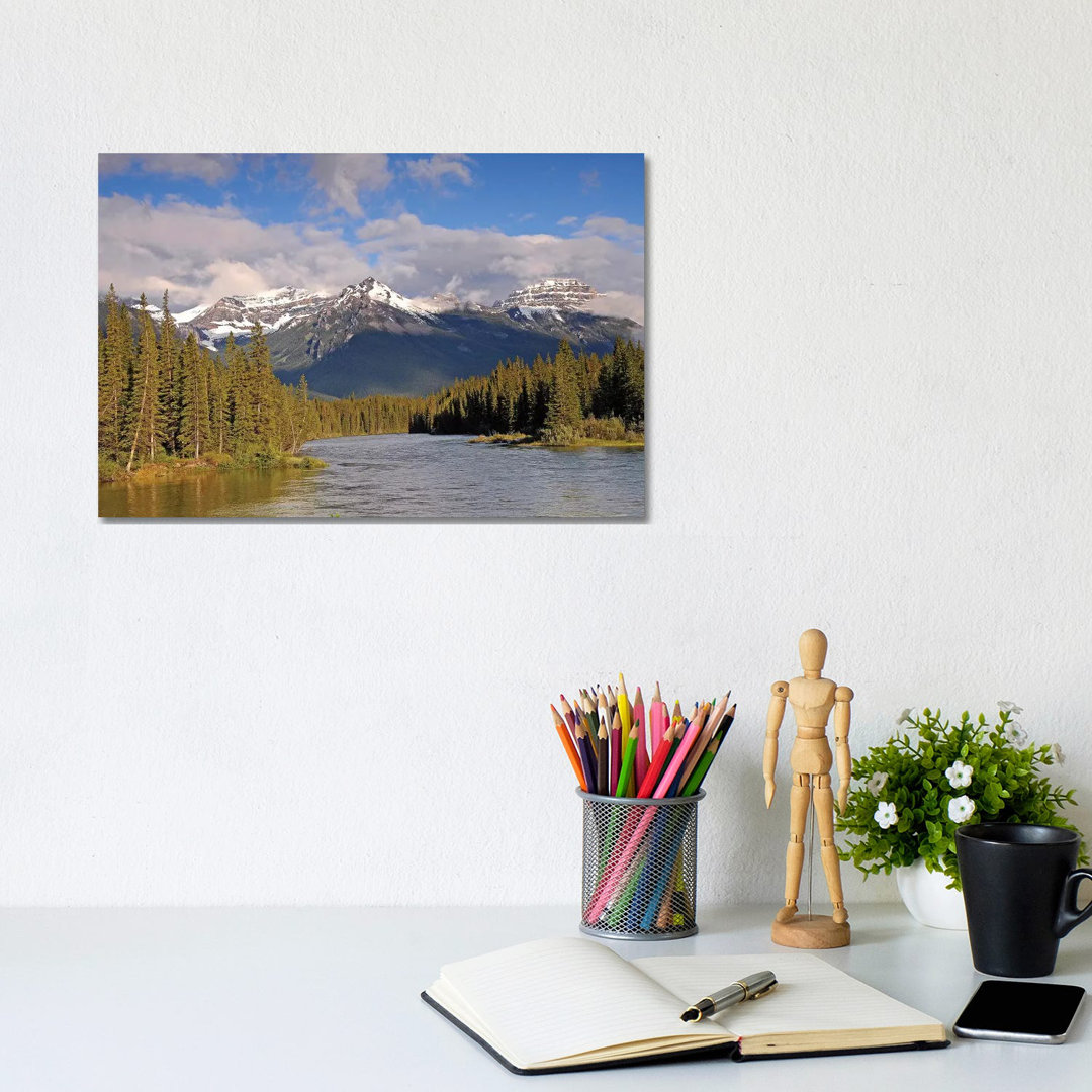 The Canadian Rockies by Brian Wolf - Wrapped Canvas Print