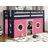 Johannes Solid Wood Twin Low Loft Bed with Ladder and Tent-1571014043