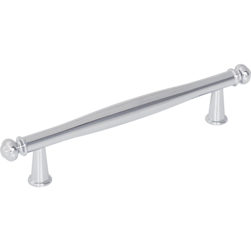 Coddington Bar Pull, Polished Chrome, 5 1/16" Center To Center