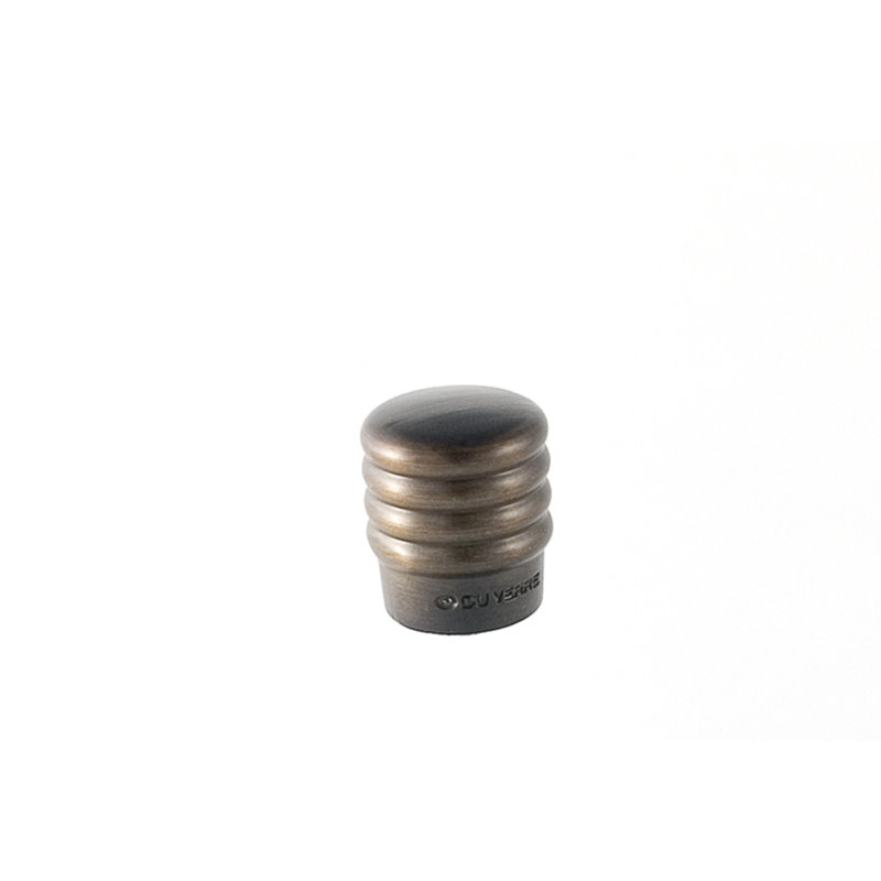 Stacked 3/4" Diameter Cylindrical Knob, Oil Rubbed Bronze