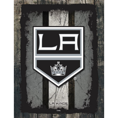 NHL Team Logo Wrapped Canvas Print