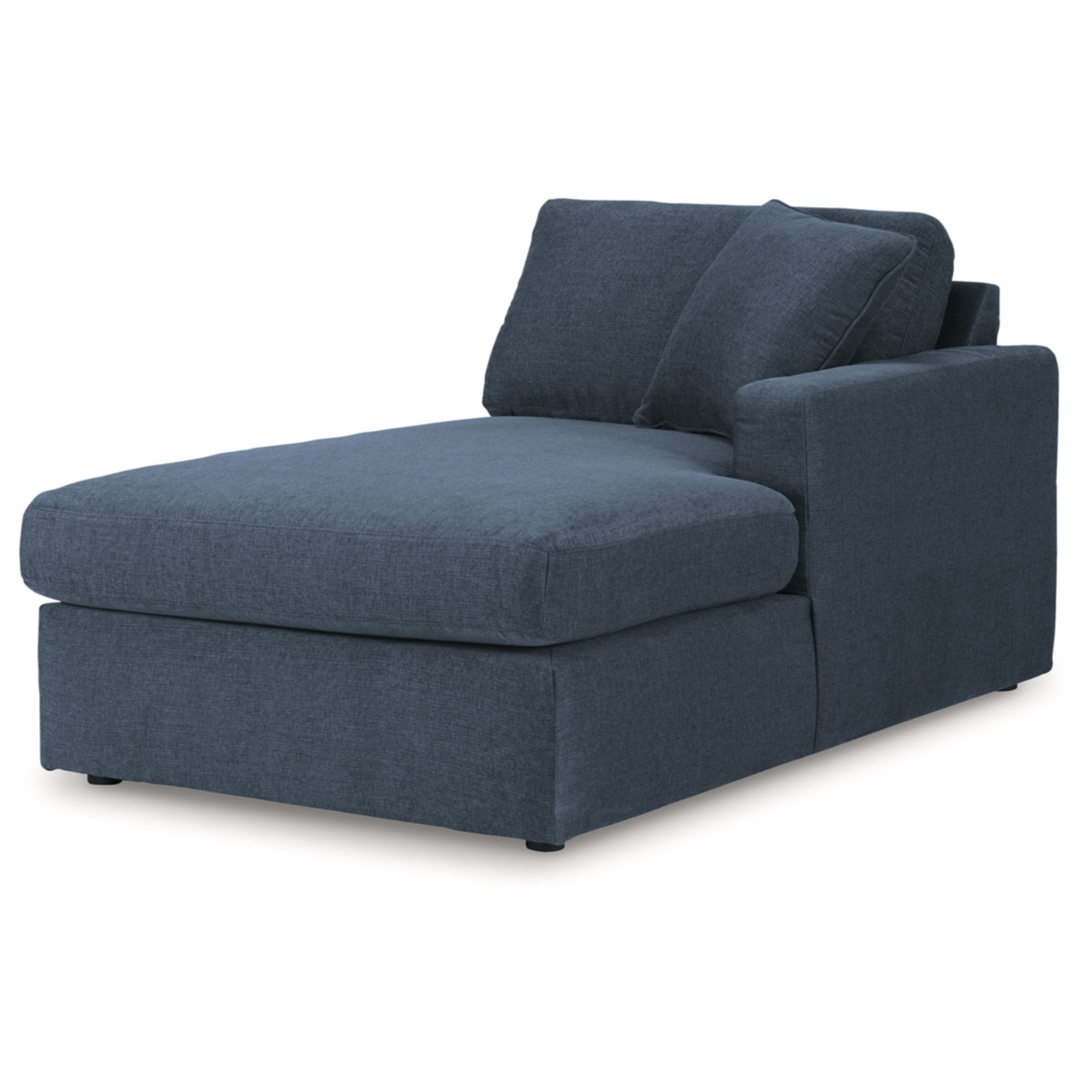 Modular Sectional, Blue Polyester