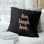 Coussin de style tableau noir Live Laugh Love