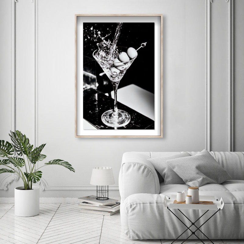 Chill Time III Print by Oliver Gal, 37.5"H x 25.5"W, Natural Oak Shadowbox