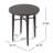 4 - Person Wood Patio Dining Set with Round Table