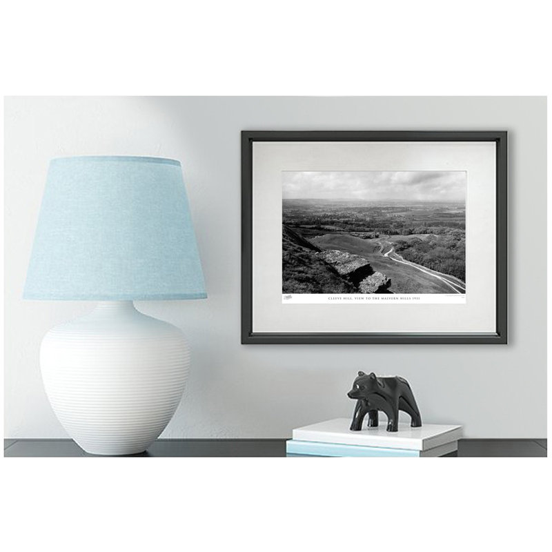 Cleeve Hill, View To The Malvern Hills 1931 by Francis Frith - Single Picture Frame Print, 45cm H x 60cm W x 2.3cm D