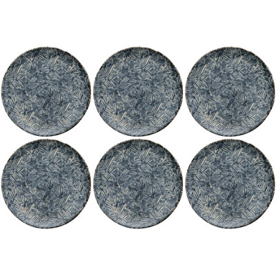 Ensemble de 6 assiettes à hors-d'œuvre Arbor
