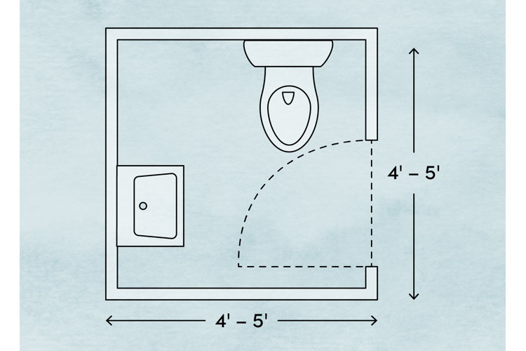 half bath layout idea