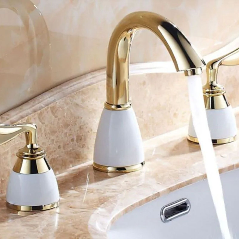 Juno Super Luxury Rose Gold Finish Bathroom Basin Sink Faucet