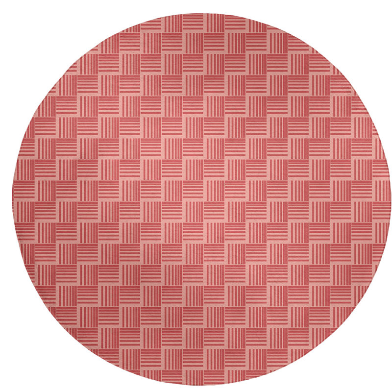 Chenille Indoor Rug, Round 5'