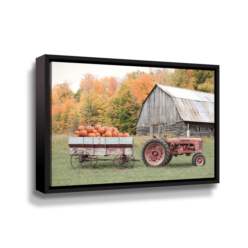 " The Fall Haul ", Black Framed, 8" H x 12" W x 2" D