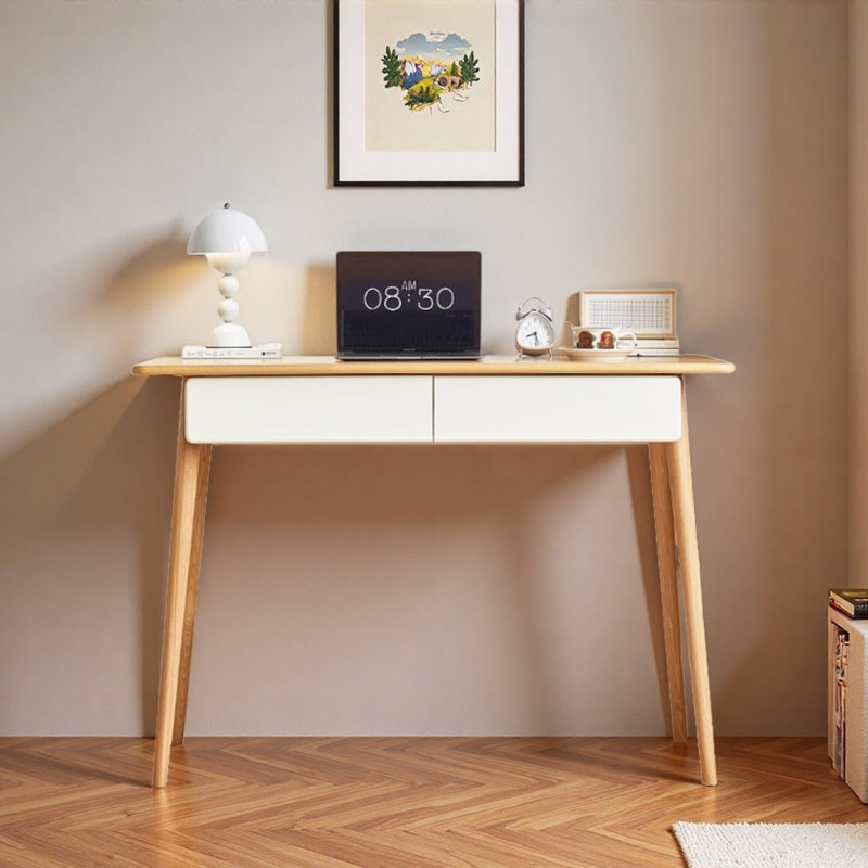 Bureau d'écriture Modern Simple, Marron clair, H 29,92 po x l 39,37 po x P 22,04 po