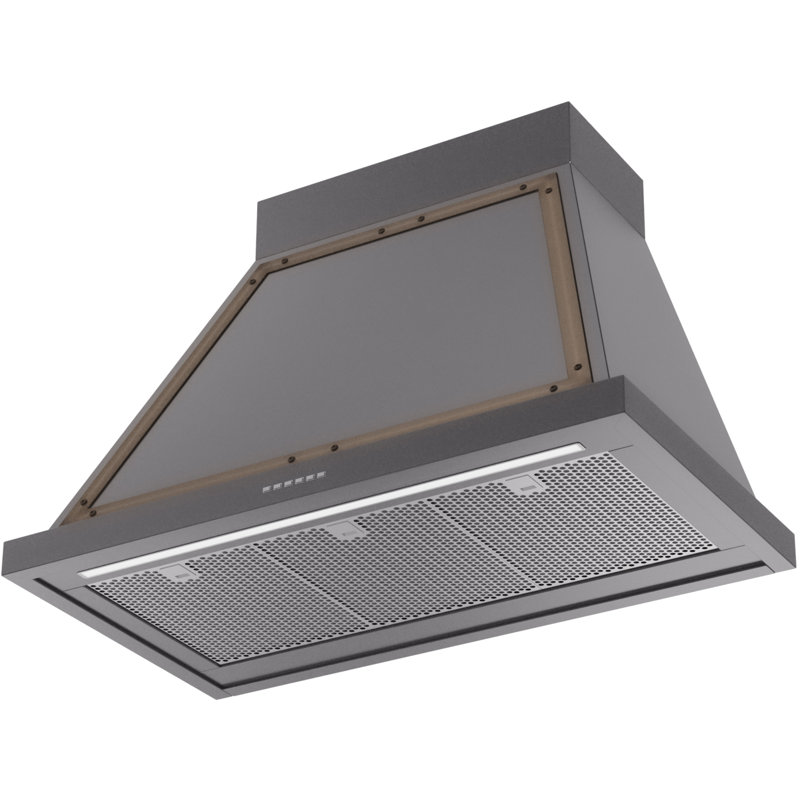 ILVE Nostalgie II Noblesse 36 in Range Hood, Graphite Matte/Burnished