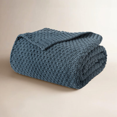 Chunky Chenille Weighted Throw Blanket