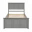 Platform Storage Bed, 2 drawers with wheels-1303395129