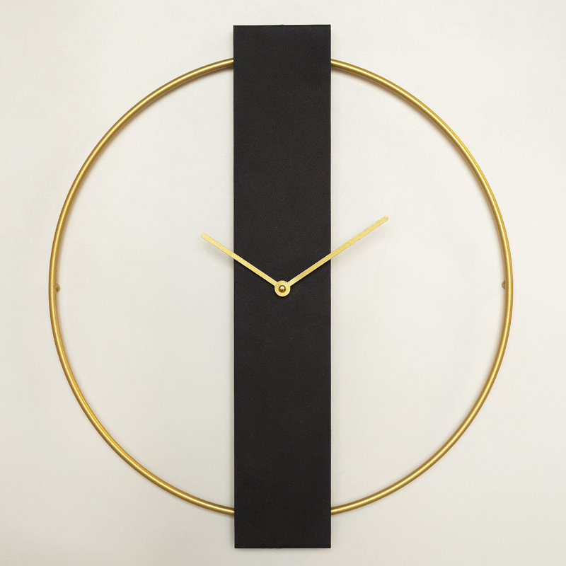 Horloge murale décorative en métal