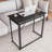31.5 In. Folding Desk For Small Spaces, No Assembly Required, Black