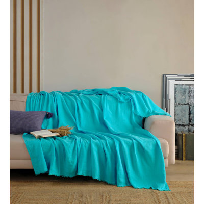 KAFTHAN Textile  Muslin %100 Turkish Cotton Coverlet