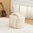 Comfortable Chenille Footstool - Beige For Bedroom, Living Room Space Stylish Room, Bedroom Enrapturing-1672522035