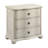 HELENE THREE DRAWER NIGHTSTAND - CRÈME