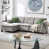Tissu gris