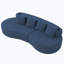 Canapé demi-lune 3 pièces Boneless-225065258