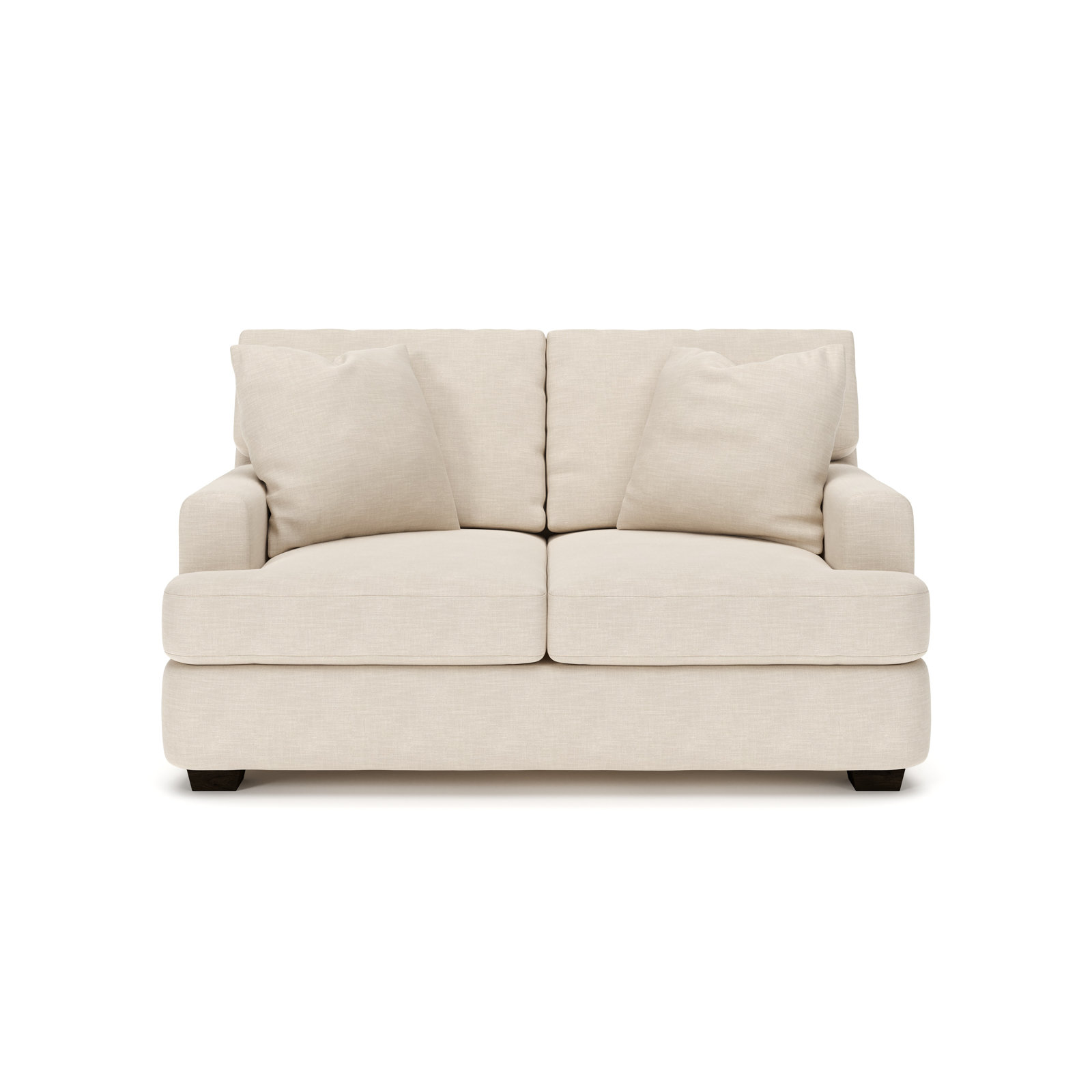 Emilio 65'' Upholstered Loveseat, Conversation Ivory