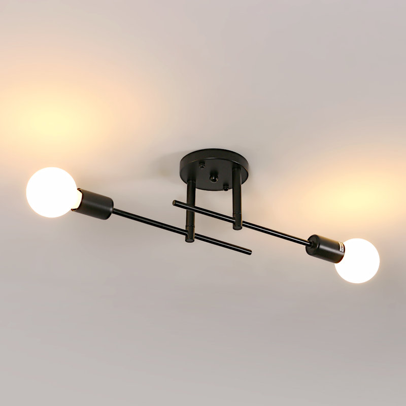 Flush Mount, Black