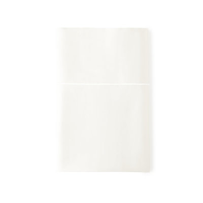 Whisper Organic Certified Organic Full Flat Sheet Only - 100% Organic Cotton Sheets with Luxurious Soft and Breathable 300 Thread Count Sateen Weave Finish - GOTS & Fairtrade Certified (Natural, Full)