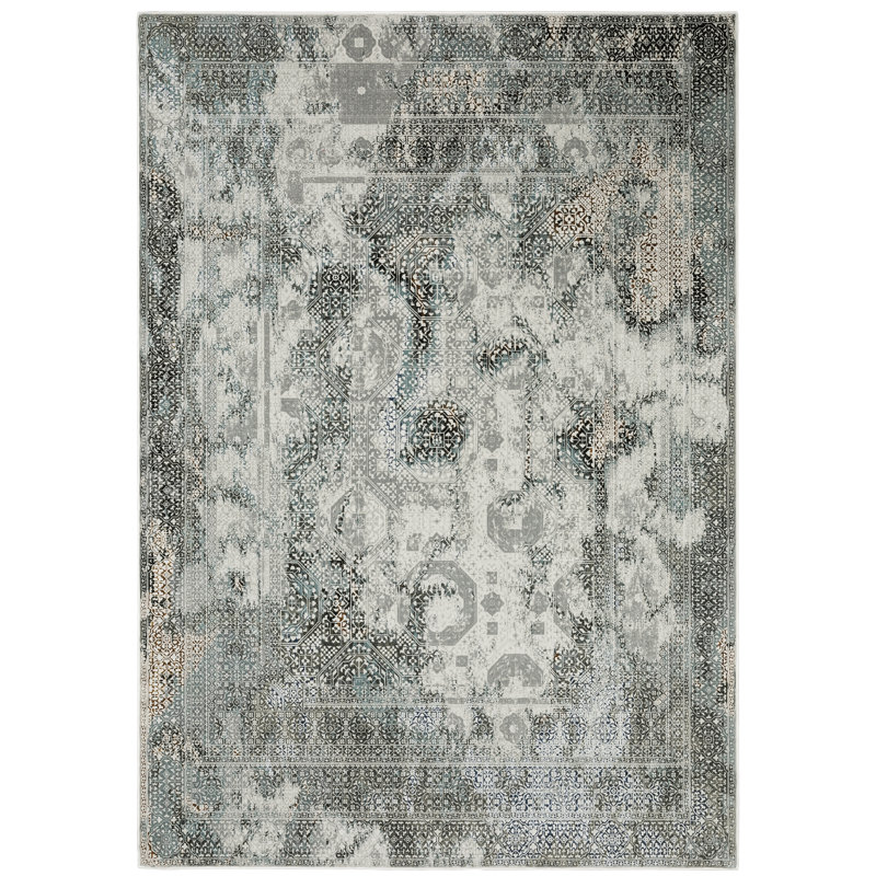 Oriental Indoor Rug, Rectangle 9'10" x 12'10"