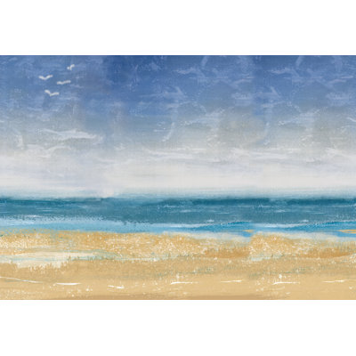 Abstract Beach - Wrapped Canvas Painting