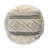 Lebo Scandinavian Textured Cotton/Wool Ottoman Pouf